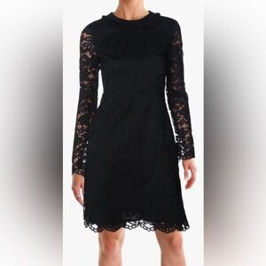 NWOT Marc BY Marc Jacobs  Elegant Long Sleeves Black Lace Dress
